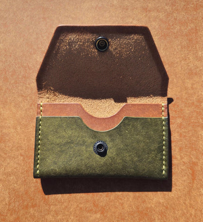 Traveller Leather Card Holder | Cognac / Oliva