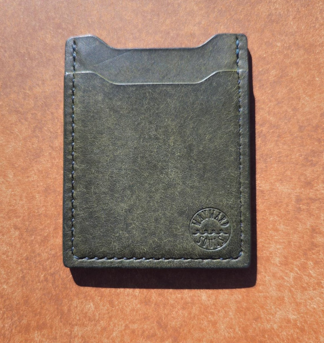 Sabanero Leather Card Holder | Oliva/Cognac