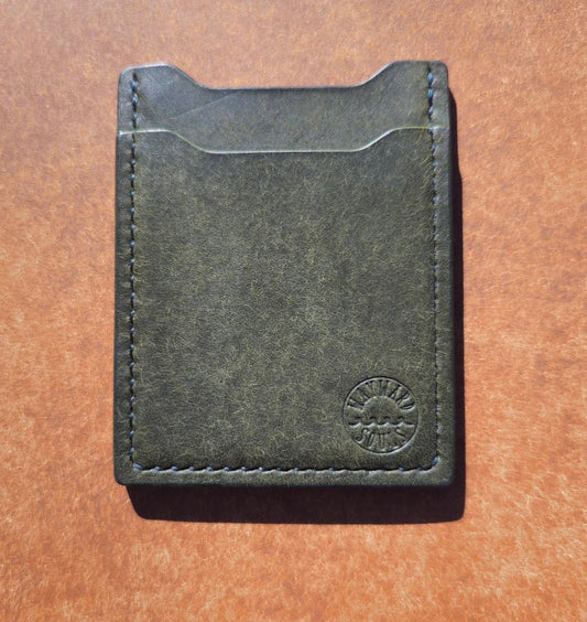 Sabanero Leather Card Holder | Oliva/Cognac