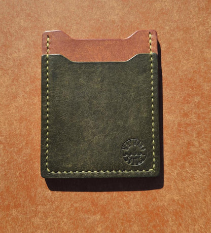 Sabanero Leather Card Holder | Oliva on Cognac