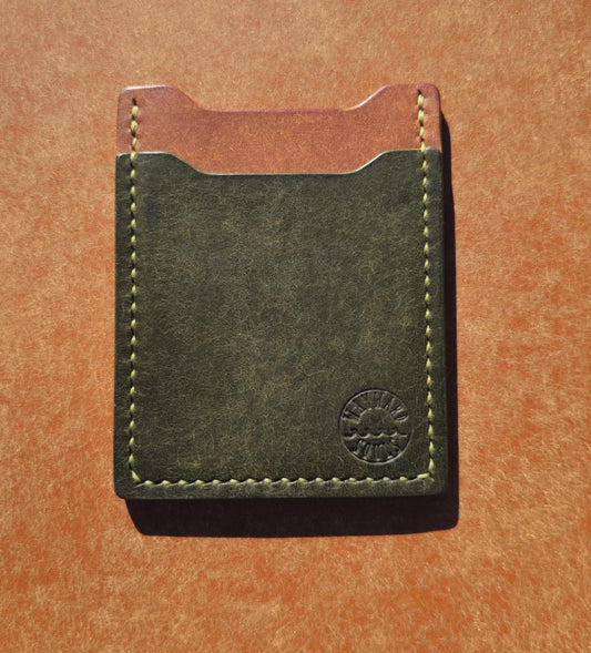 Sabanero Leather Card Holder | Oliva on Cognac
