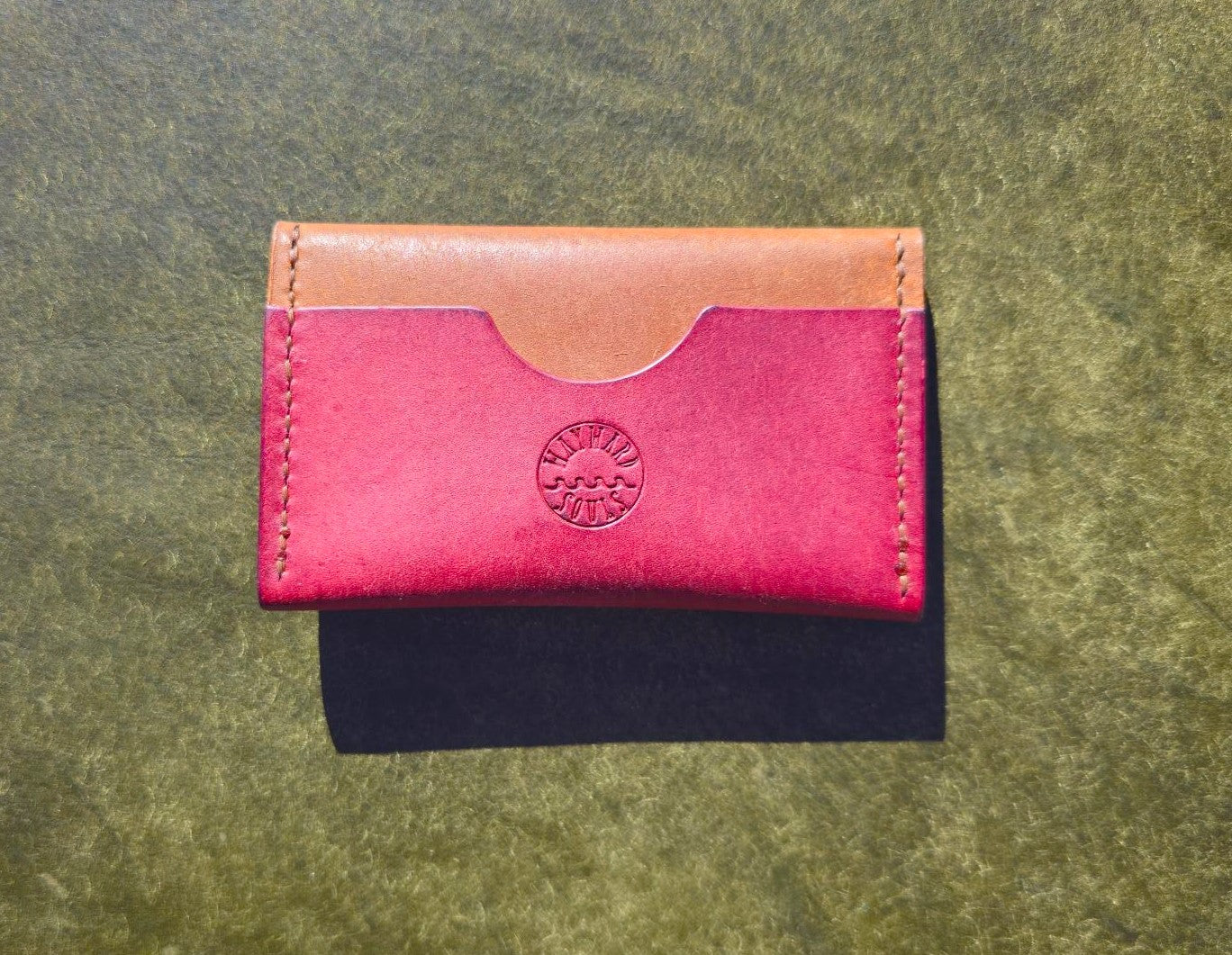 Traveller Leather Card Holder | Cognac / Mosto