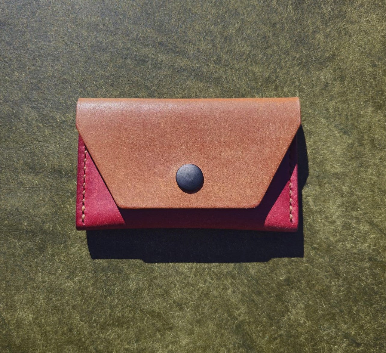 Traveller Leather Card Holder | Cognac / Mosto